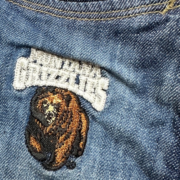 University of Montana Grizzlies Embroidered Denim Skirt 14 by Alyssa Milano - Picture 4 of 8